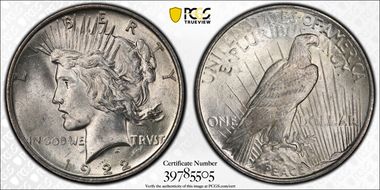 1922 $1 MS64
