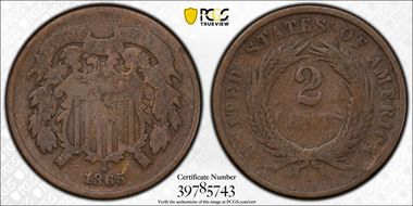 1865 2C Fancy 5 AG3BN