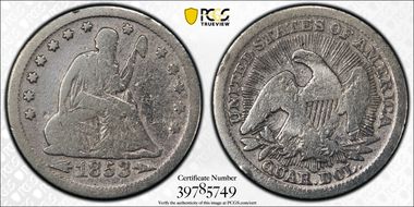 1853 25C Arrows and Rays N1