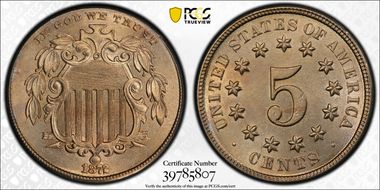 1872 5C RPD FS-305 MS64