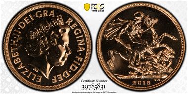 2015 Sov S-SC7 IRB Portrait MS67