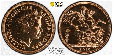 2015 Sov S-SC7 IRB Portrait MS67