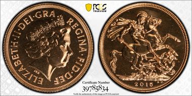 2015 Sov S-SC7 IRB Portrait MS68