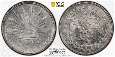 1901-Mo AM Peso KM-409.2 MS63