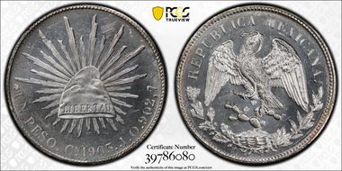 1903-Cn JQ Peso KM-409 MS64