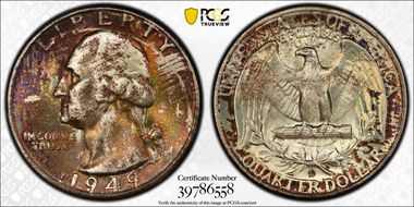 1949-D 25C MS66+
