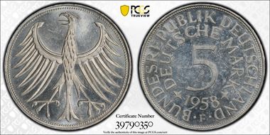 1958-F 5 Mk J-387 MS64