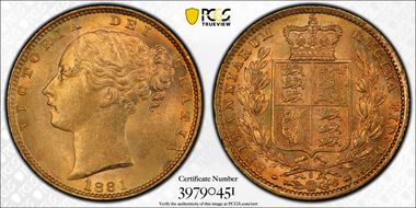 1881-S Sov S-3855B Shield MS62+