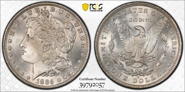 1885-O $1 MS66