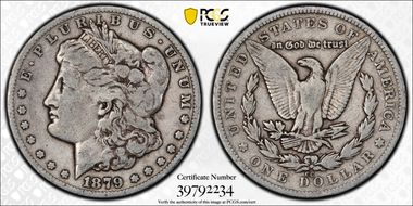 1879-CC $1 Capped Die VG10