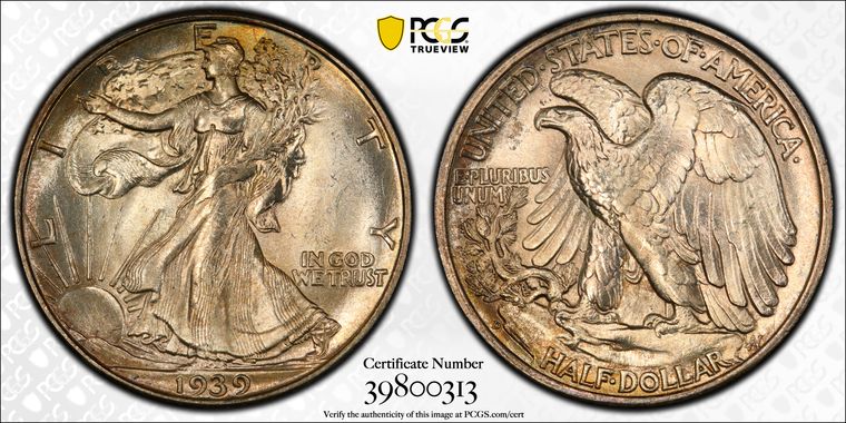 Cert 39800313 - Coin Image