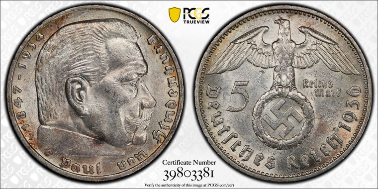 Cert 39803381 - Coin Image