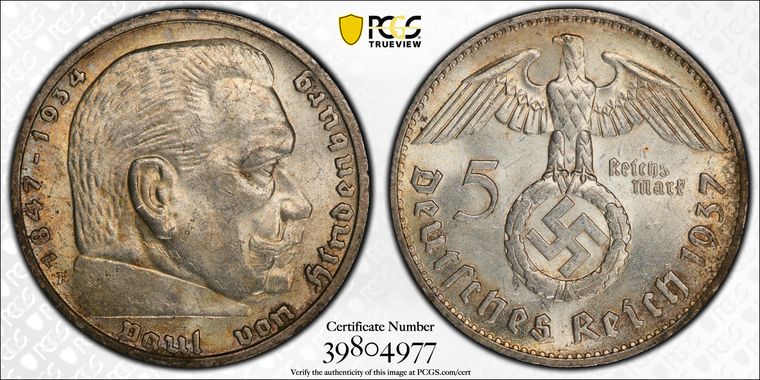 Cert 39804977 - Coin Image