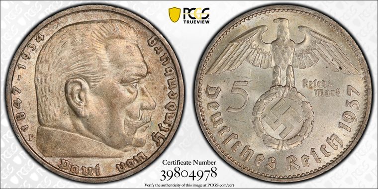 Cert 39804978 - Coin Image