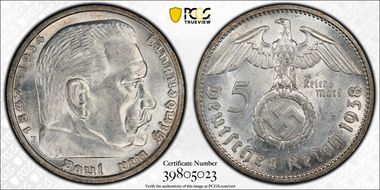 1938-F 5 Mk J-367 MS63