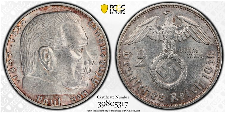 Cert 39805317 - Coin Image