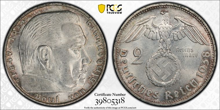 Cert 39805318 - Coin Image