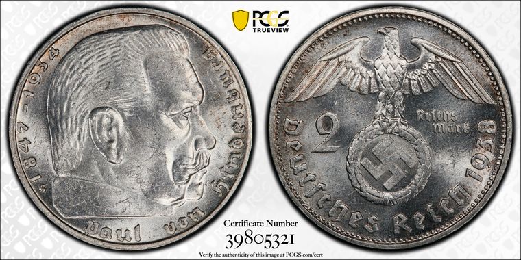 Cert 39805321 - Coin Image