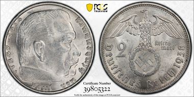 1938-J 2 Mk J-366 MS63