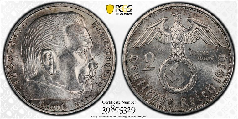 Cert 39805329 - Coin Image