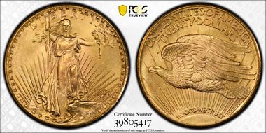 1927 $20 MS66+