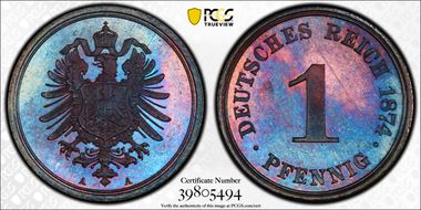 1874-A Pfg PR65BN