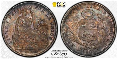 1906-JF 1/5 Sol MS65