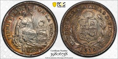 1916-FG 1/2 Din KM-206.2 MS65