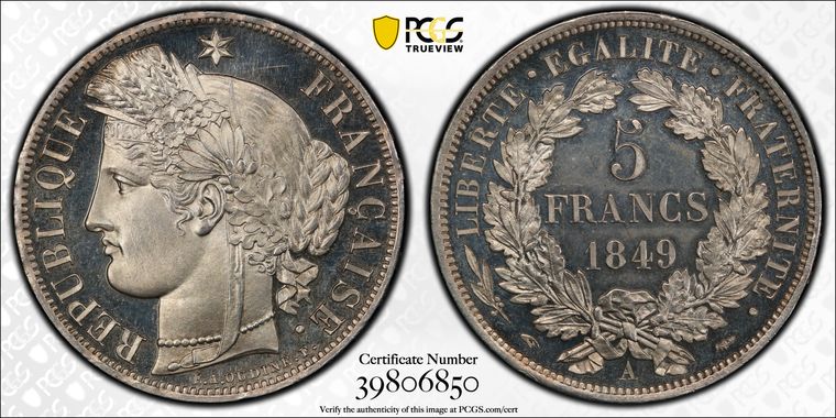 Cert 39806850 - Coin Image