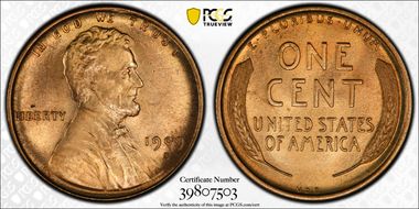 1909-S VDB 1C MS64RD