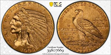 1909-D $5 MS63
