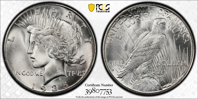 Cert 39807753 - Coin Image