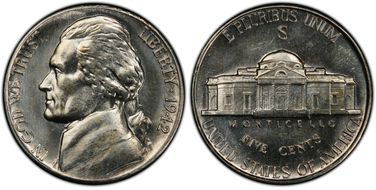 1942-S/S 5C RPM, FS-501 MS65