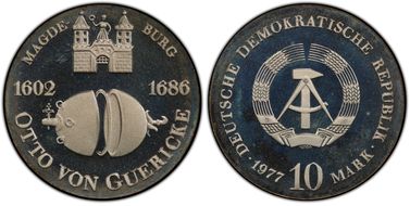 1977 10 Mk Von Guericke PR68DCAM