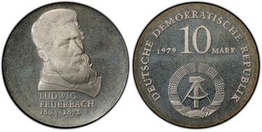 1979 10 Mk Feuerbach PR67DCAM