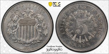 1867 5C Rays AU55