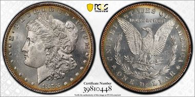 1878 7/8TF $1 VAM 40 MS63