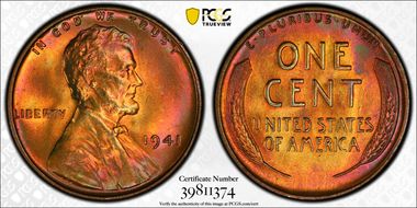 1941 1C MS66RB