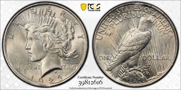 Cert 39812616 - Coin Image