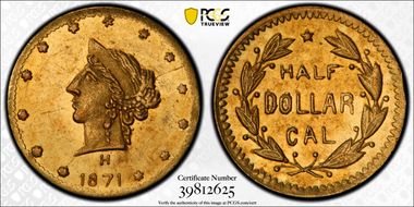 1871 G50C BG-1043 MS61