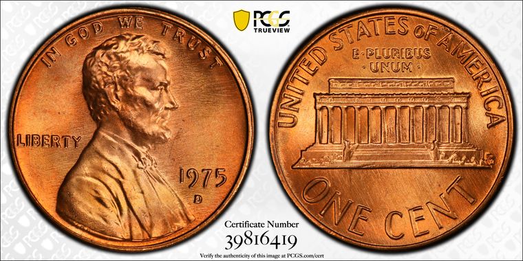 Cert 39816419 - Coin Image