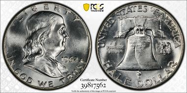 1962 50C MS66FBL