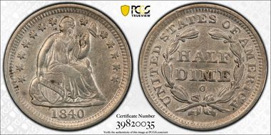 1840-O H10C Drapery AU53