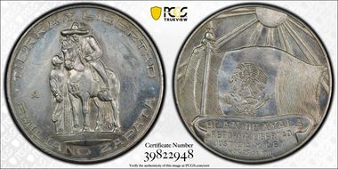 (1961-63)-Mo Medal Grove-P-378a Ag Emiliano Zapata N1