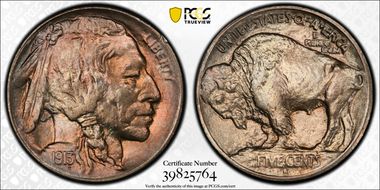 1913-S 5C Type 1 MS66+