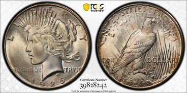 1926 $1 MS66+