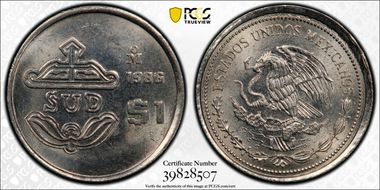 1986-Mo P Peso KM-Pn235 SUD Stainless Steel SP66