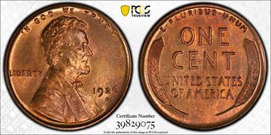 1926-D 1C MS65RD