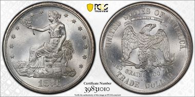 1874-CC T$1 MS64+