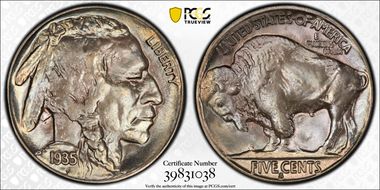 1935-S 5C MS67
